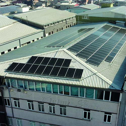 Şebeke bağlantılı on-grid güneş enerjisi sistemi